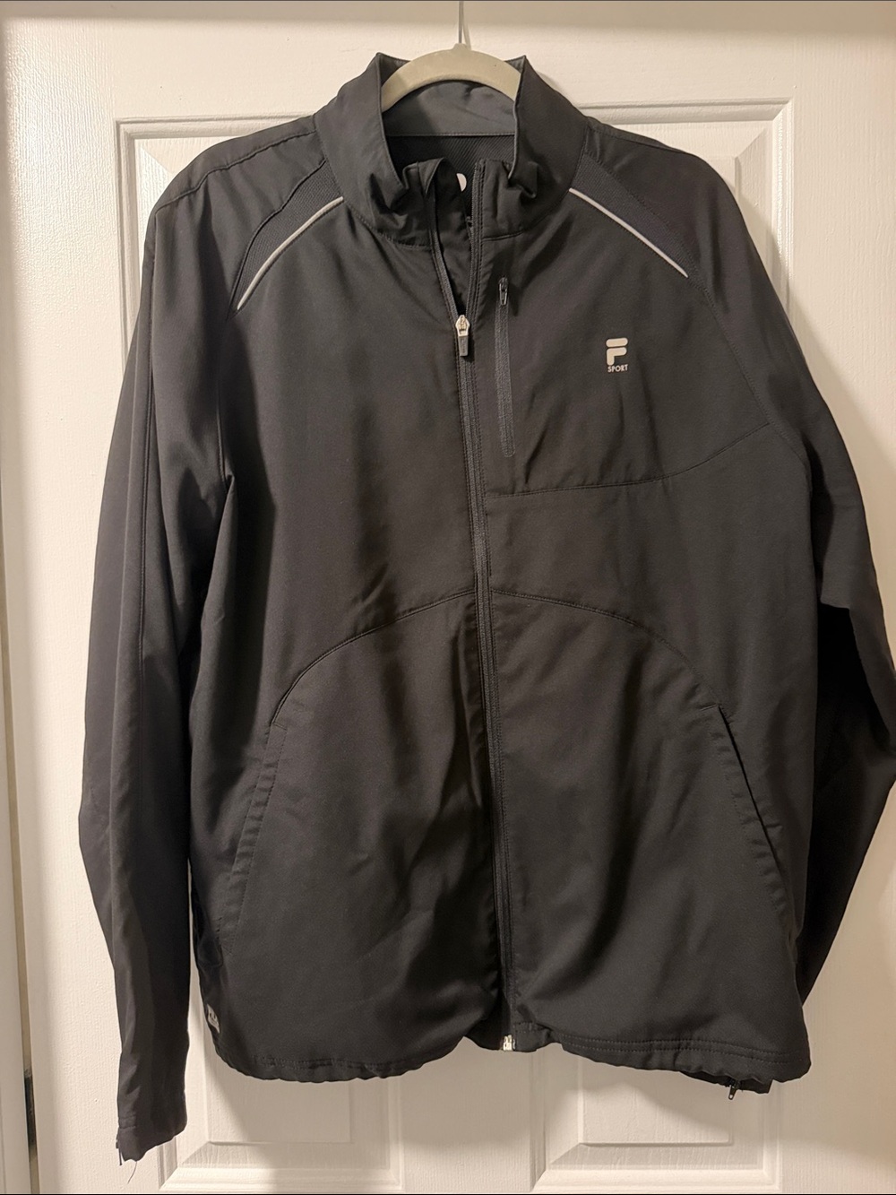 Fila Black Performance Zip-Up Jacket